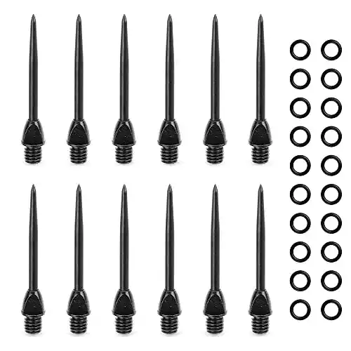 Dart-Spitzen CyeeLife 12 Stück 2BA Steel dartpfeile Spitzen Metall