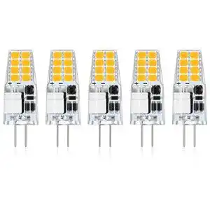 G4-LED Reteck 5er Pack G4 2W LED Lampen, 210LM, ersetzt 20W