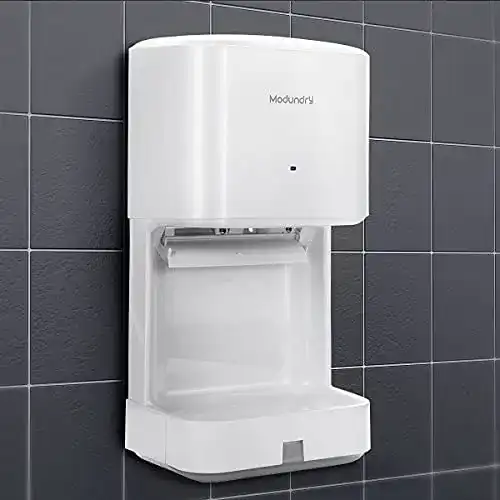 Händetrockner weiss Modundry Automatische mit Ablaufschale