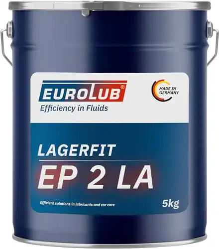 Kugellagerfett EUROLUB Lagerfit EP 2 LA Langzeitfett, 5 kg