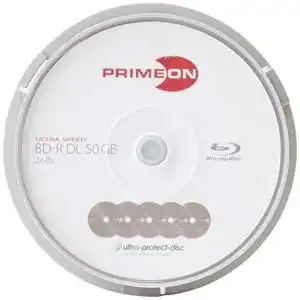 Blu-ray-Rohling Primeon BD-R DL 50GB/2-8x Cakebox (10 Disc)