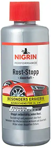 Rostlöser NIGRIN 74049 Rost-Stopp, 200 ml, Korrosionsschutz auf Tanin-Basis, langanhaltender Rostschutz