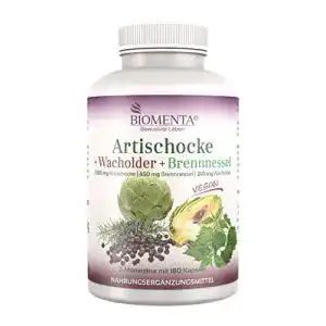 Artischocken-Kapseln BIOMENTA, 180 Kapseln, hochdosiert