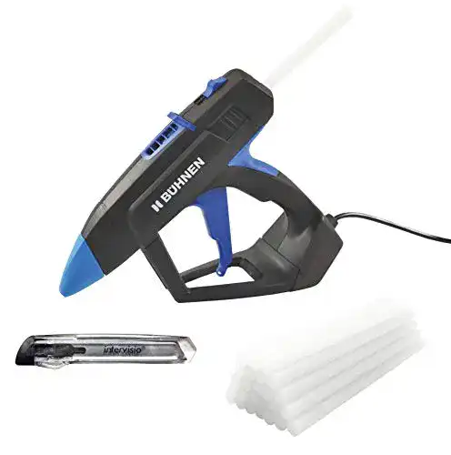 Heißklebepistole intervisio Bühnen 300W Profi HB 240 inkl. 25 Stk