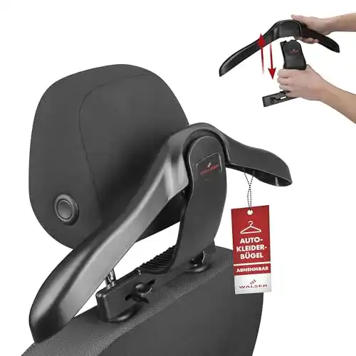 Auto-Kleiderbügel Walser, Jackenhalter-Kopfstütze Henry