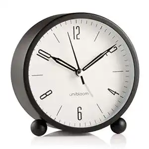 Analog Wecker Unibloom Lautloser Wecker mit warmem Licht