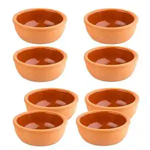 Tonschale BigDean 8er Set Tapas-Schalen – 10,5 x 4 cm Feuerfeste