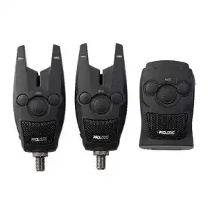 Funk-Bissanzeiger Prologic BAT+ Bite Alarm Blue Set 2+1-2 Bissanzeiger + 1 Receiver zum Karpfenangeln & Raubfischangeln