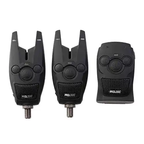 Funk-Bissanzeiger Prologic BAT+ Bite Alarm Blue Set 2+1-2 Bissanzeiger + 1 Receiver zum Karpfenangeln & Raubfischangeln