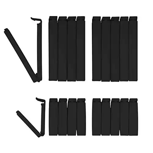 Verschlussclips Tütenclips Frisch & Easy Black Edition BUNEO