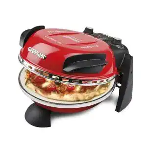 Pizzamaker G3Ferrari G10006 Delizia Pizzaofen, Stein, 1 Liter, rot