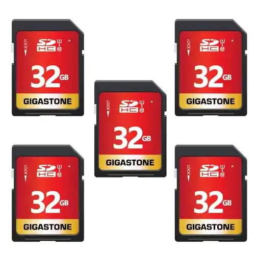 Die beste Speicherkarte 32 GB Gigastone 32GB SDHC Speicherkarte 5er-Pack 2026 Test Bestseller Speicherkarte 32 GB Gigastone 32GB SDHC Speicherkarte 5er-Pack