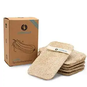 Luffa-Schwamm Chinchilla ® Luffa Schwamm Küche, 5er Pack