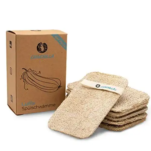 Luffa-Schwamm Chinchilla ® Luffa Schwamm Küche, 5er Pack