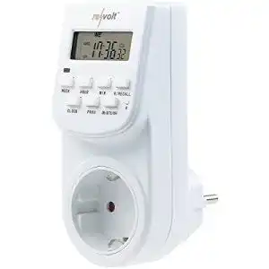 Digitale Zeitschaltuhr reVolt Schaltuhr: mit LCD-Display