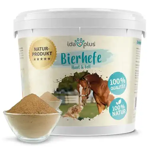 Bierhefe Pferd Ida Plus, Reines Bierhefe-Pulver 3 kg