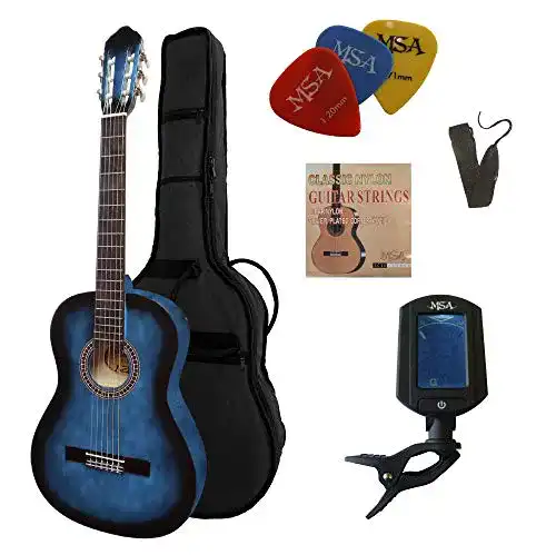 Linkshänder-Gitarre MSA. 4/4 LINKSHAND GITARRE – KONZERT