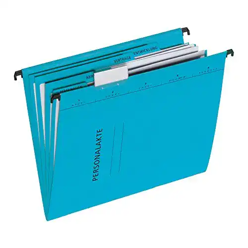 Personalakte Pagna Hängehefter, für DIN A4, 5-teilig blau