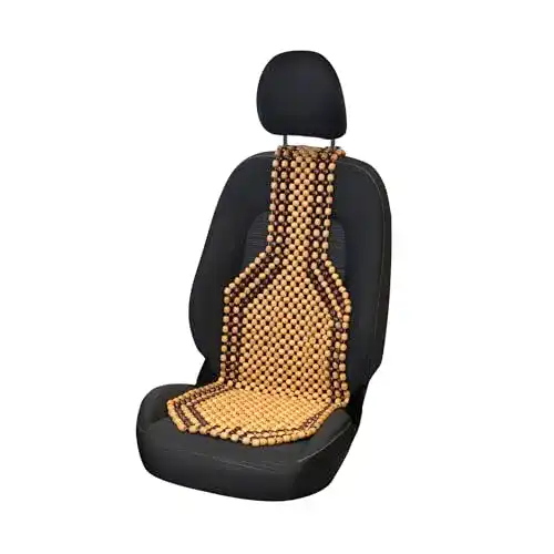 Die beste Holzkugel-Sitzauflage Carpoint Classic 126 x 39cm, braun 2026 Test Bestseller Holzkugel-Sitzauflage Carpoint Classic 126 x 39cm, braun