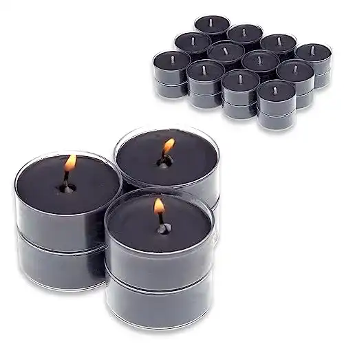 Schwarze Kerzen Smart Planet Candelo 18er Set Duftteelichter