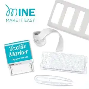 Textilstempel Glorex Mine Set, zum einfachen Beschriften