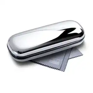 Brillenetui FEFI – Metall Chrome – Hardcase