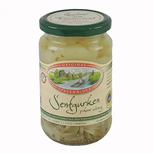 Senfgurken Krügermann Original Spreewälder (370 ml Glas)
