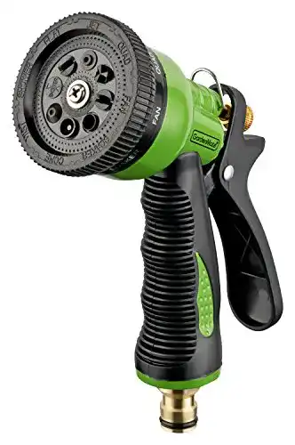 Gartenbrause GardenMate ® Premium 8-Funktionen, Metallkörper