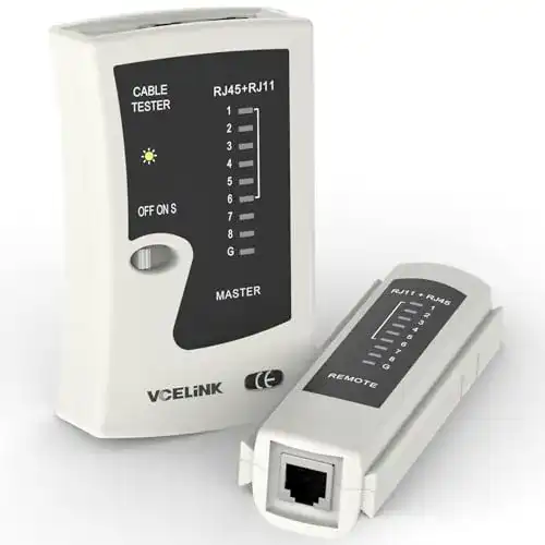 Netzwerktester VCELINK Kabeltester, Kabeltester für RJ45 RJ11