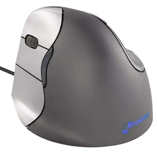 Linkshänder-Maus Evoluent VM4L Vertikale Maus für LinksHänder