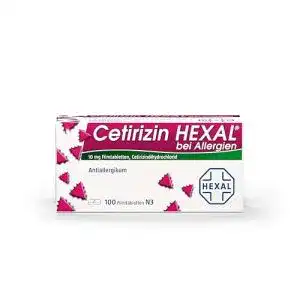 Allergietabletten Hexal Cetirizin bei Allergien, 100 St