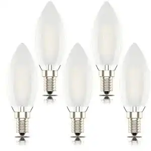 LED (E14) dimmbar Phoenix, Kerzenform, Warmweiß, 400lm, 5er