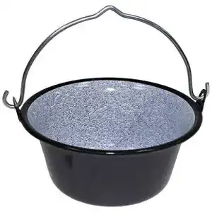 Gulaschkessel MFH Ungarischer aus bruchsicherem Emaille 4 Liter