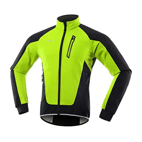 Fahrradjacke Herren ARSUXEO Herren Winter Thermo-Vlies