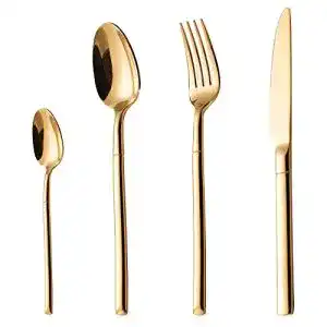 Besteck gold COPOTI Besteck Set Gold, 20 Pcs Vergoldetes Besteck