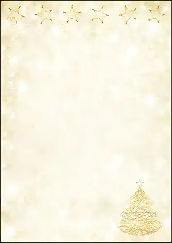 Briefpapier Sigel DP083 Weihnachten “Graceful Christmas”, A4