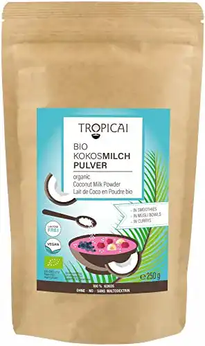 Kokosmilchpulver Tropicai Bio- ohne Zusatzstoffe, 250 g