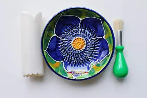 Ingwerreibe JOSKO Produkte 2738 Sofia Reibeteller, Lila mit Grün