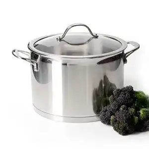 Kochtopf 8 Liter ProCook Professional Stainless Steel Induktion