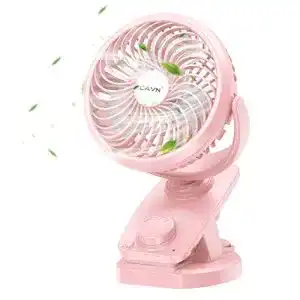 Akku-Ventilator CAVN 5000mAh Leise Tischventilator Clip Fan, USB