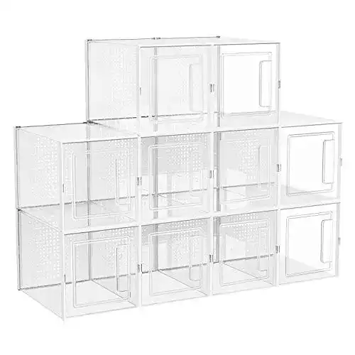 Schuhbox SONGMICS für High Heels, 10er Set, Schuh-Organizer