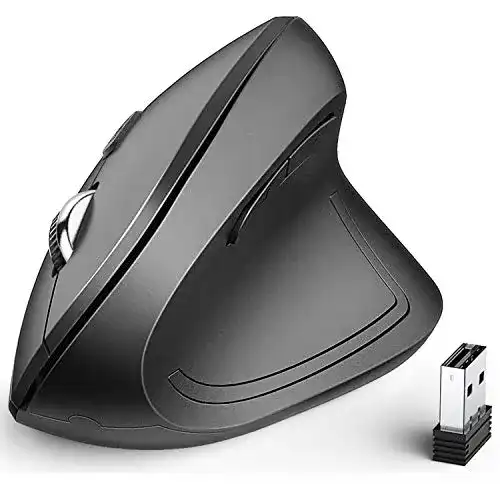 Ergonomische Maus (kabellos) iClever Ergonomisch, Vertikal