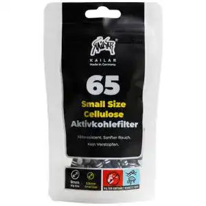 Aktivkohlefilter KAiLAR 65 BLACK Cellulose Slim (5,9 mm)