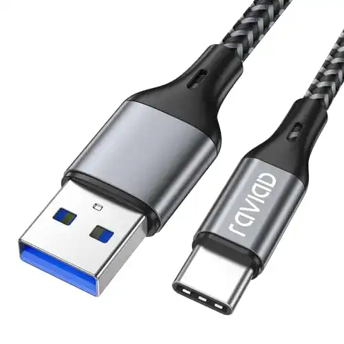 USB-C-Kabel RAVIAD USB Typ C Kabel, USB C Ladekabel 1M