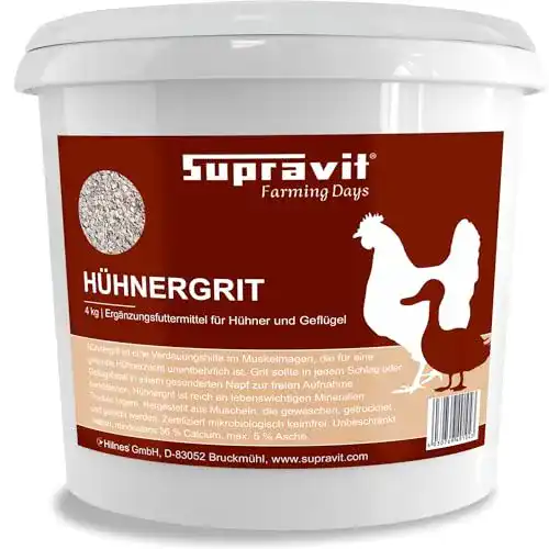Muschelgrit Supravit Hühnergrit Geflügelgrit 4 kg – Muschelkalk