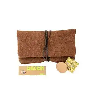 Tabaktasche comari aus Wild-Leder, separates Paper- & Filterfach