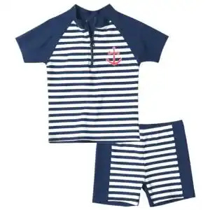 Schwimmanzug Baby Playshoes Baby, 2 tlg. Bade-Set Maritim