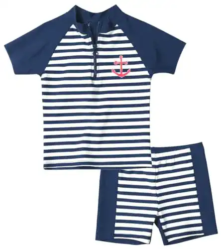 Schwimmanzug Baby Playshoes Baby, 2 tlg. Bade-Set Maritim