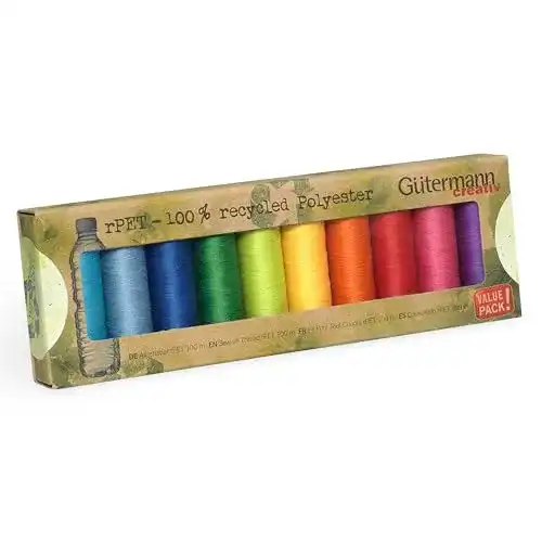 Gütermann-Nähgarn Gütermann creativ Nähfaden-Set rPET mit 10