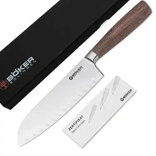 Böker-Kochmesser Böker 130735 Core Santoku mit Kullen Braun